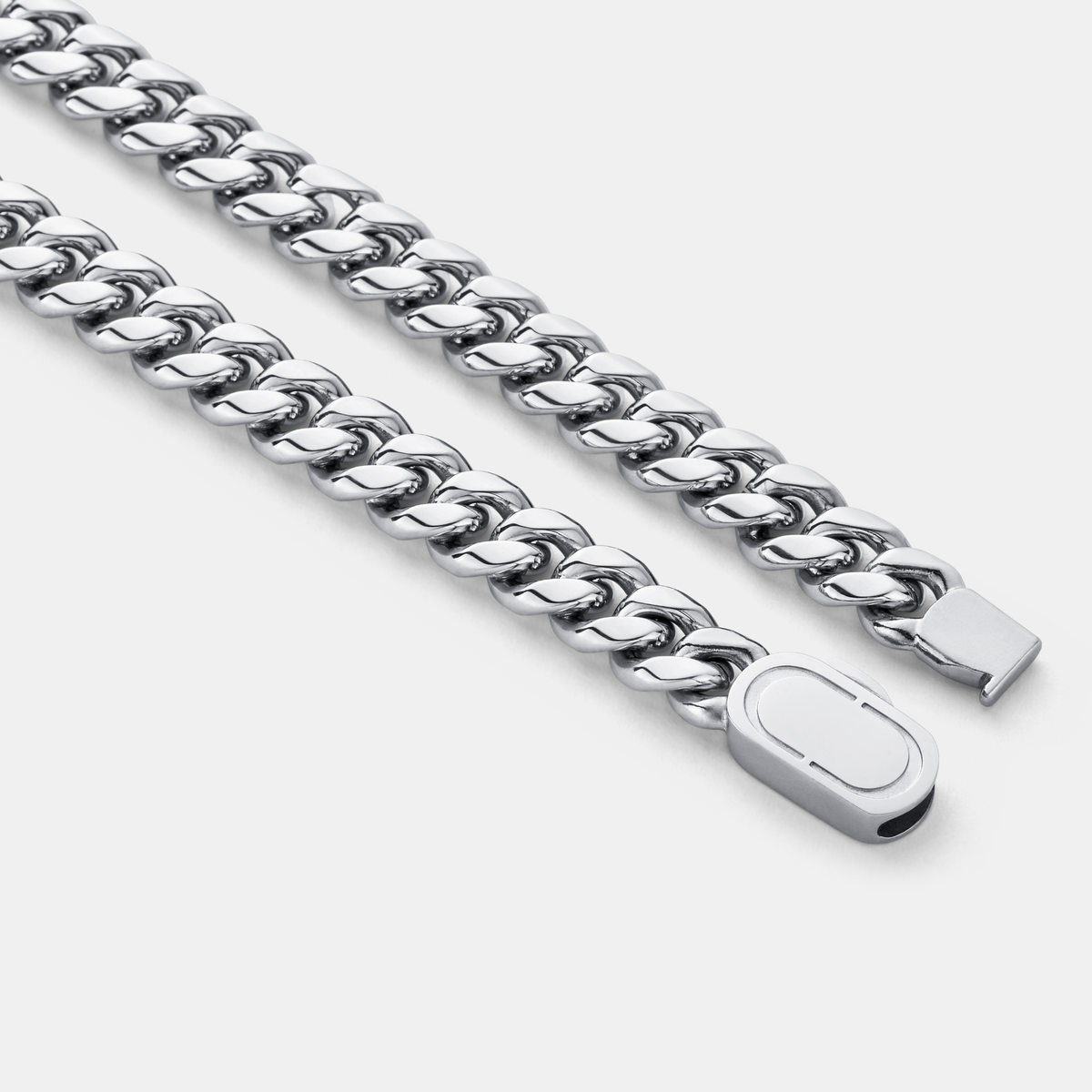 Miami Cuban (Argent) 8 mm