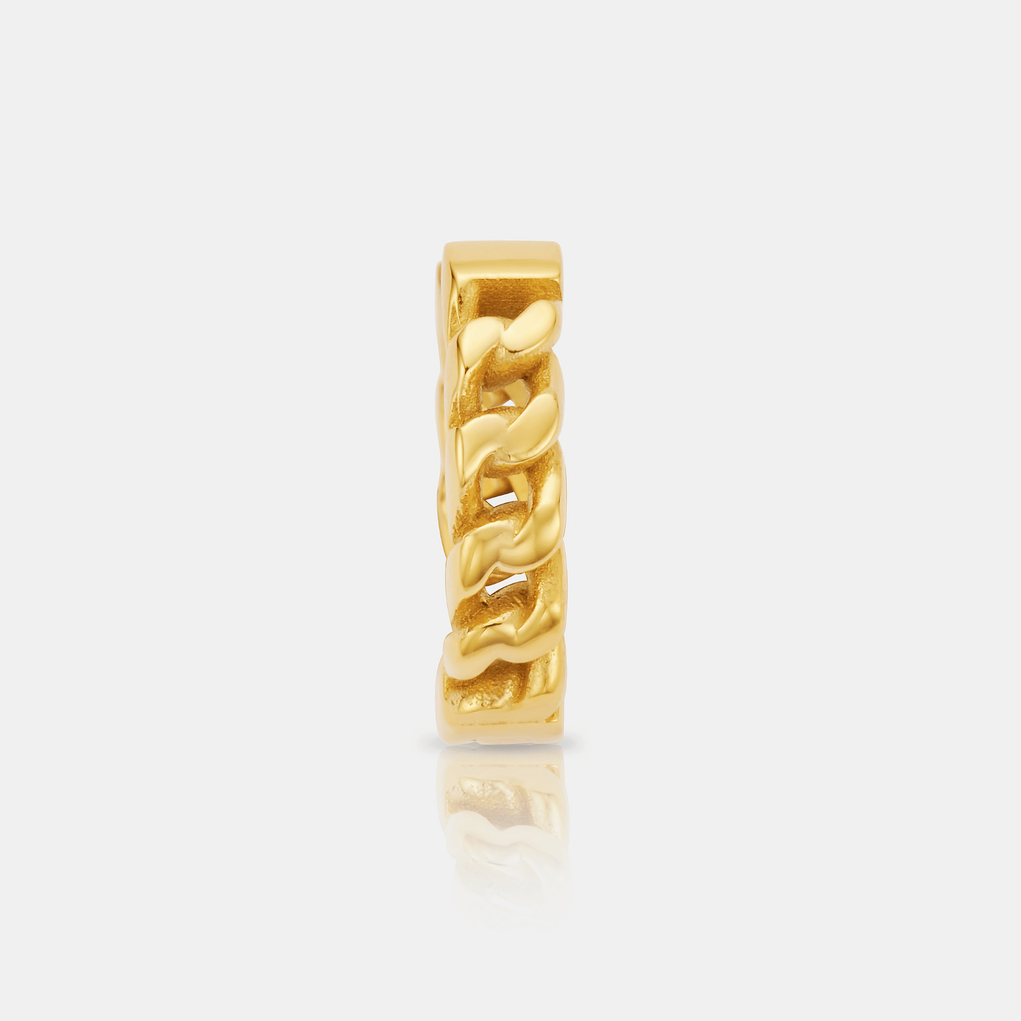 Cuban Hoop Earring (Gold)
