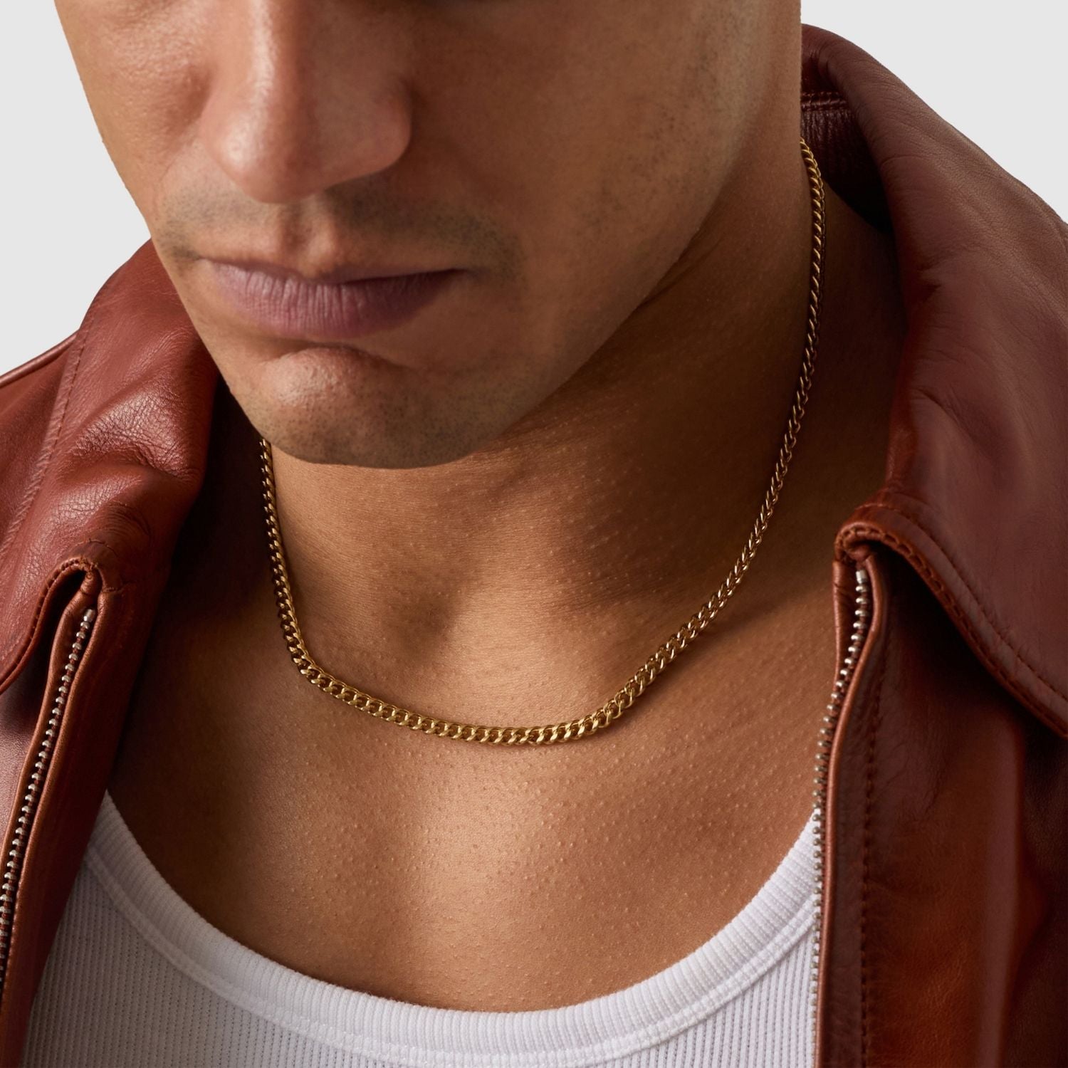 Gold Cuban Link Chain (4mm) | CRAFTD UK