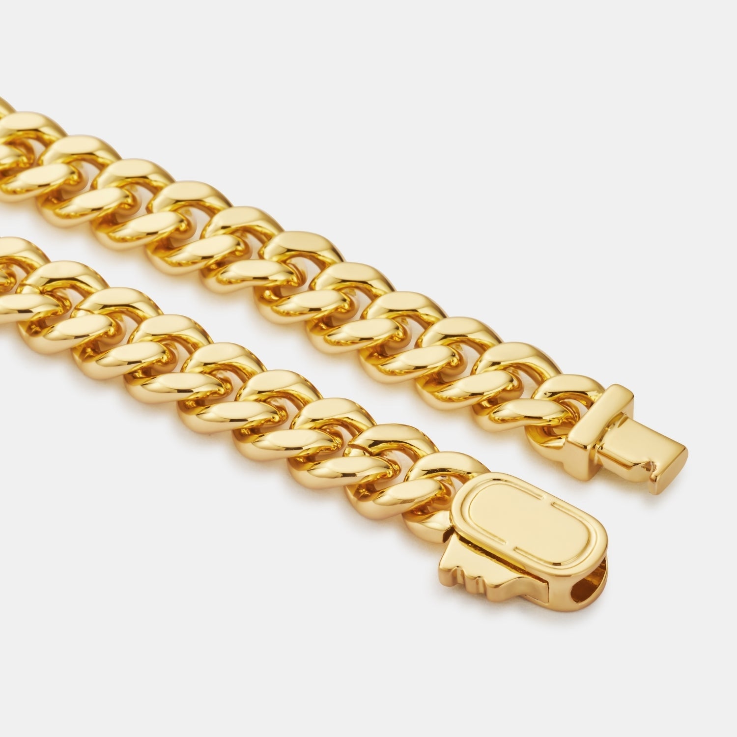 Emerald Cuban Bracelet (Gold) 6mm