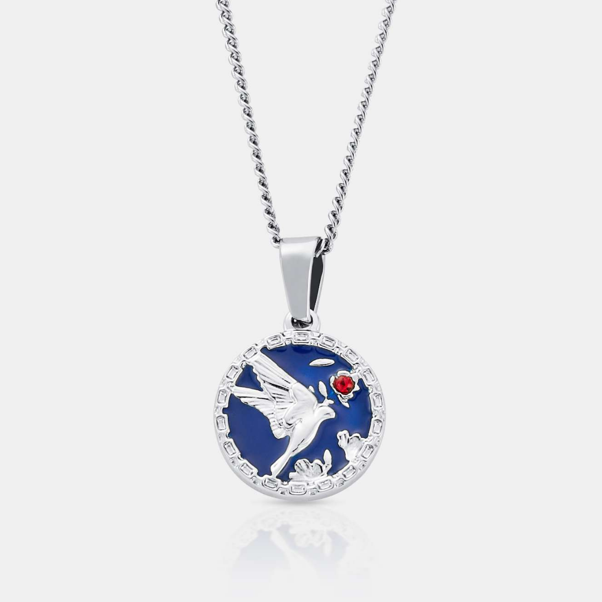 送料税込【CRAFTD London】Enamel Swallow Pendant (2色) 国内発 Enamel Swallow Men's Pendant Necklace (Gold)