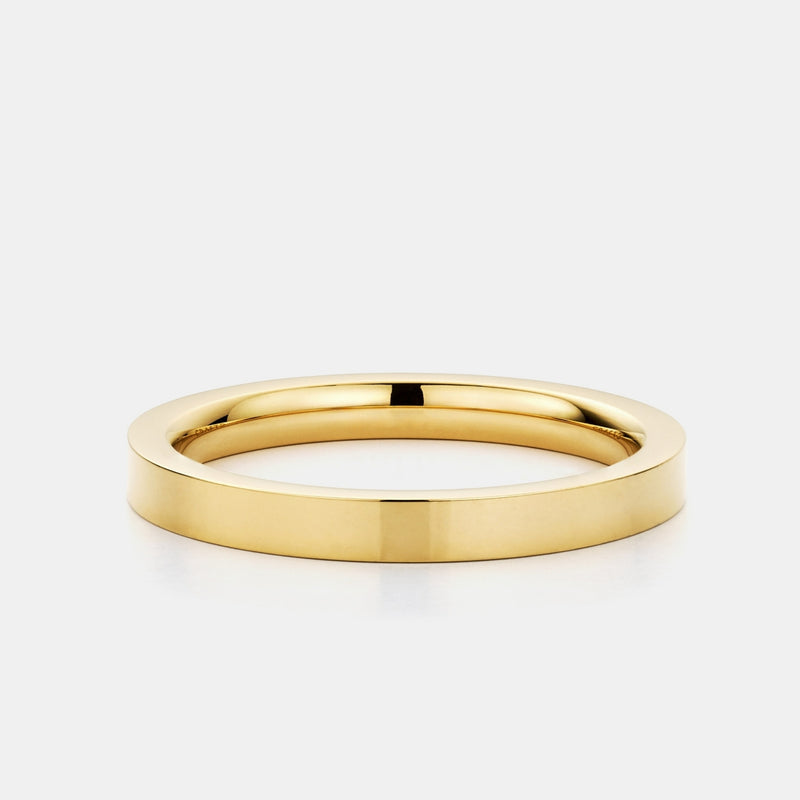 Anillo de Banda Plana (Oro) 3mm