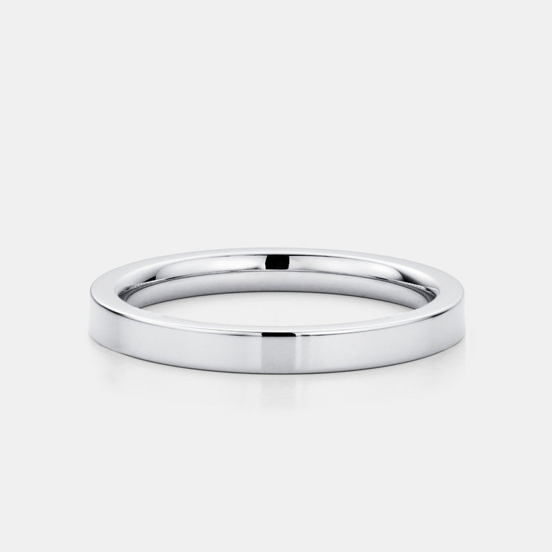 Anillo de Banda Plana (Plata) 3mm