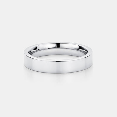 Flat Band Ring (Silver) 5mm