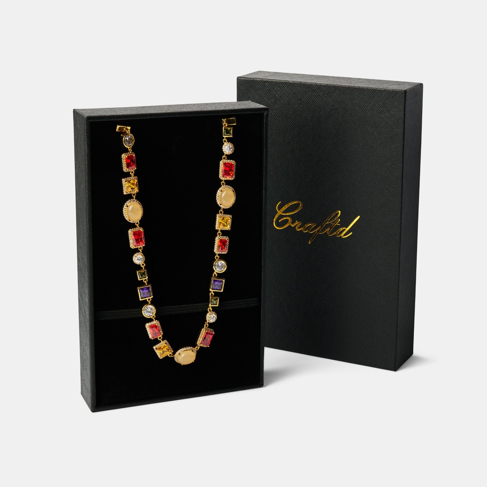 Edelsteinkette (Gold)