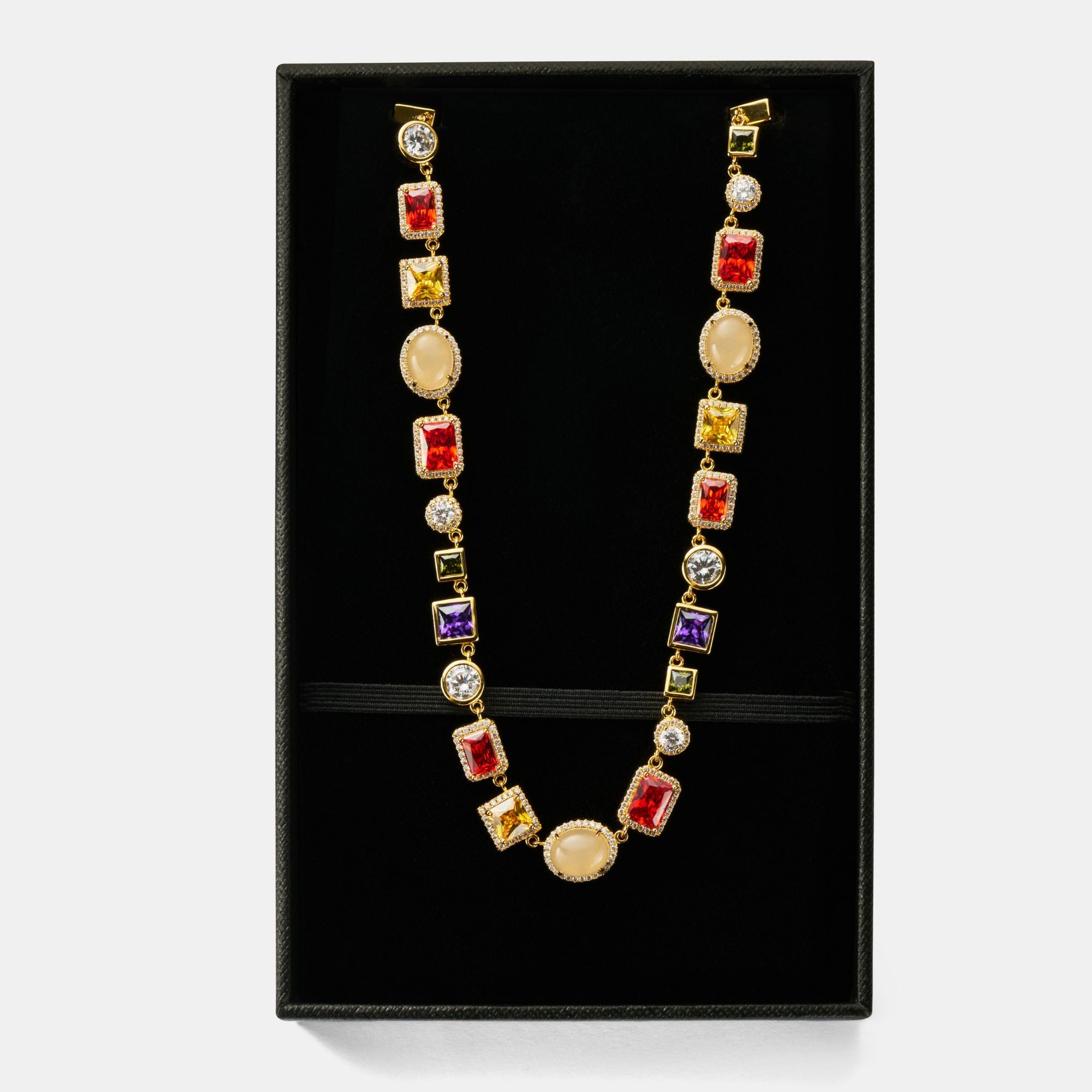 Edelsteinkette (Gold)