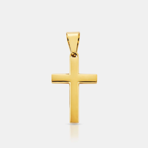 Colgante de cruz latina (Oro)