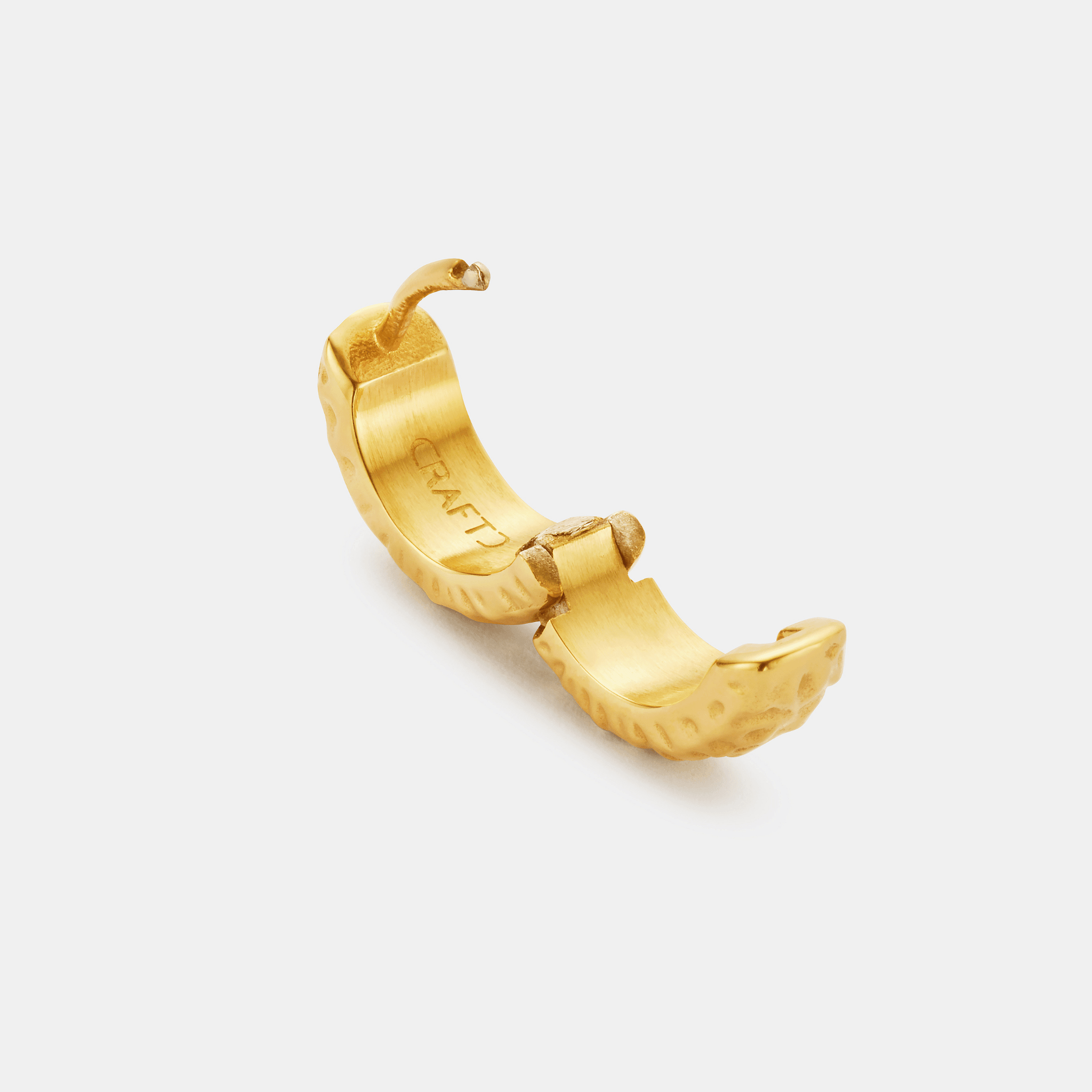 Melted Hoop Earring (Gold)