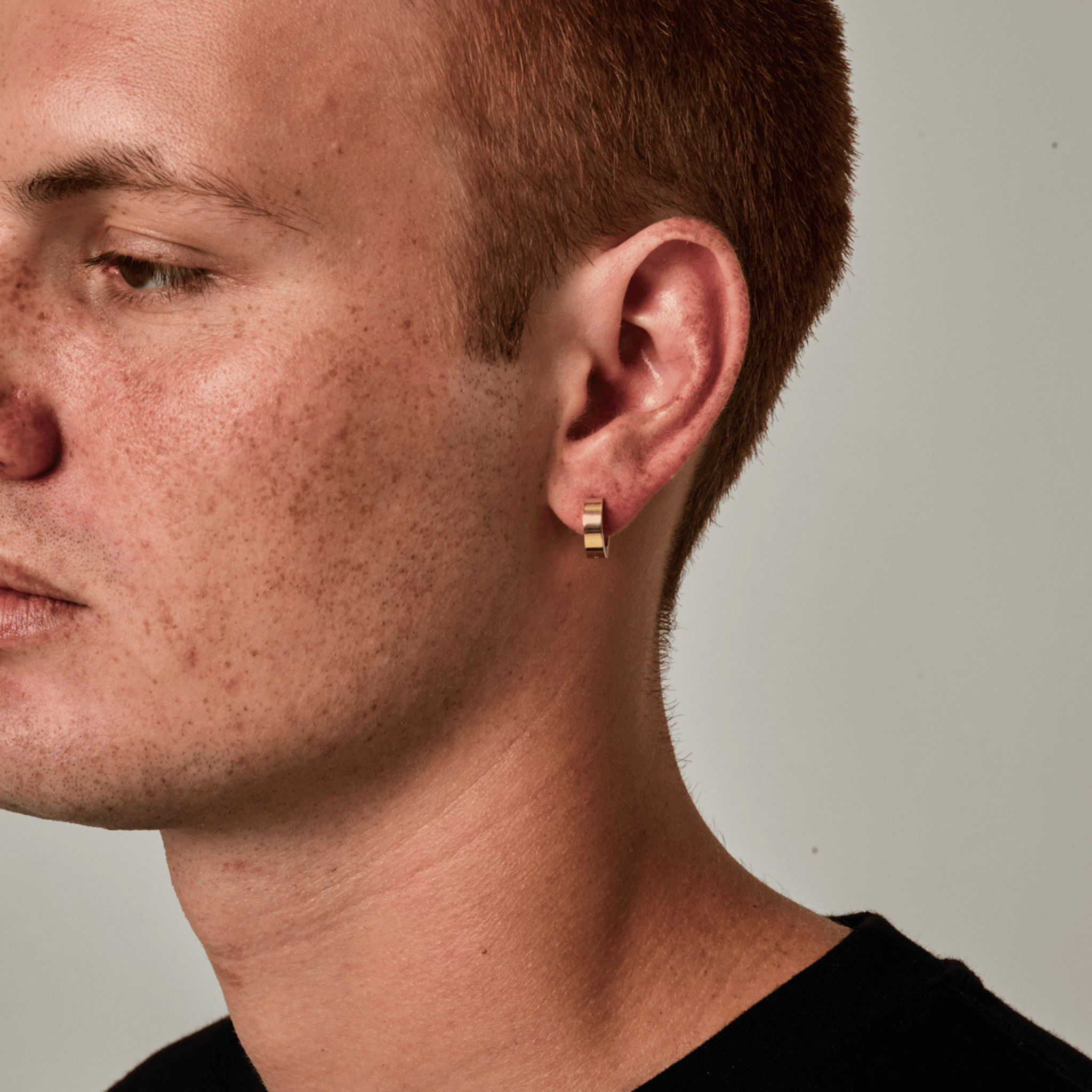 Chunky Hoop Earring (Gold)