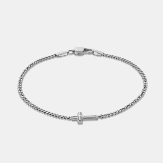Cross Bracelet (Silver)