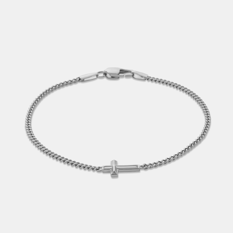 Cross Bracelet (Silver)