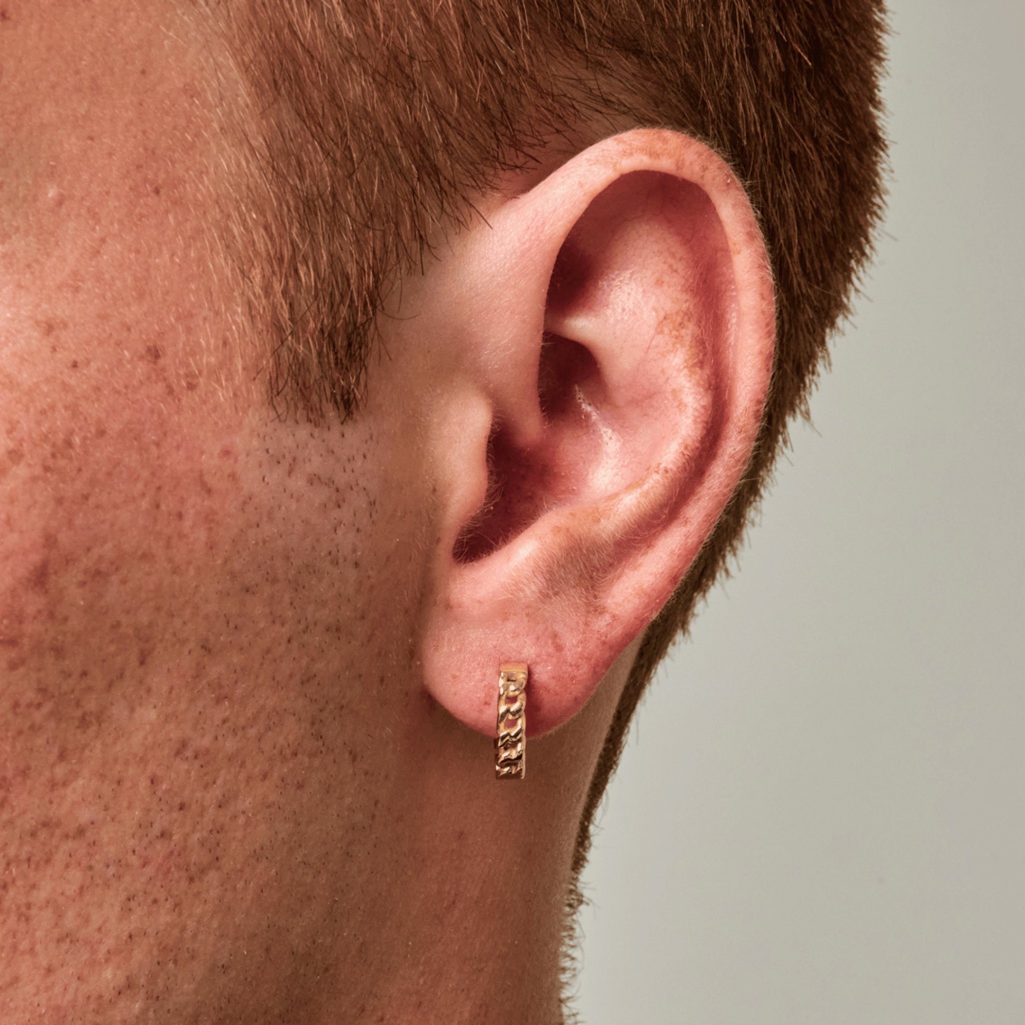 Cuban Hoop Earring (Gold)