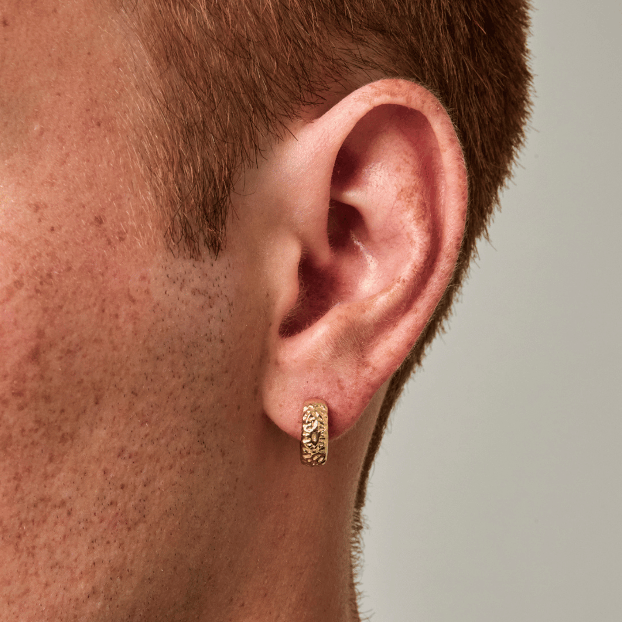 Melted Hoop Earring (Gold)