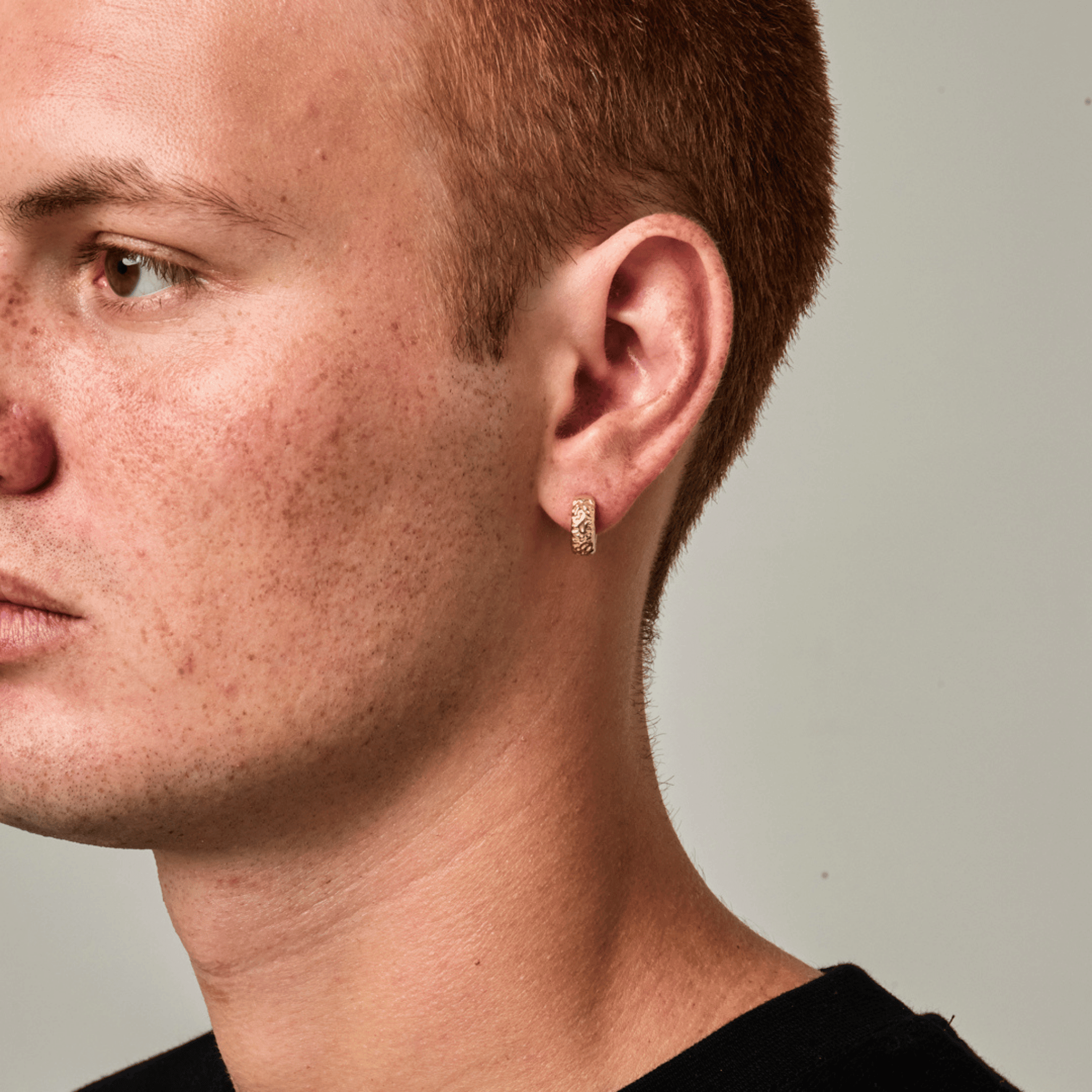 Melted Hoop Earring (Gold)