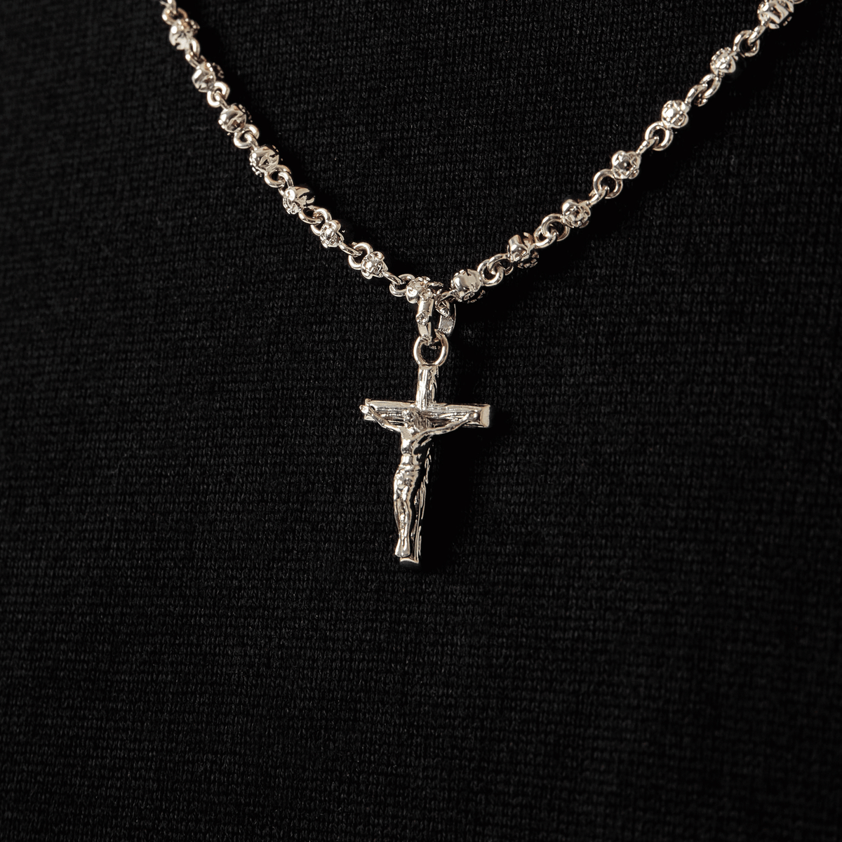 Rosary Crucifix (Silver)