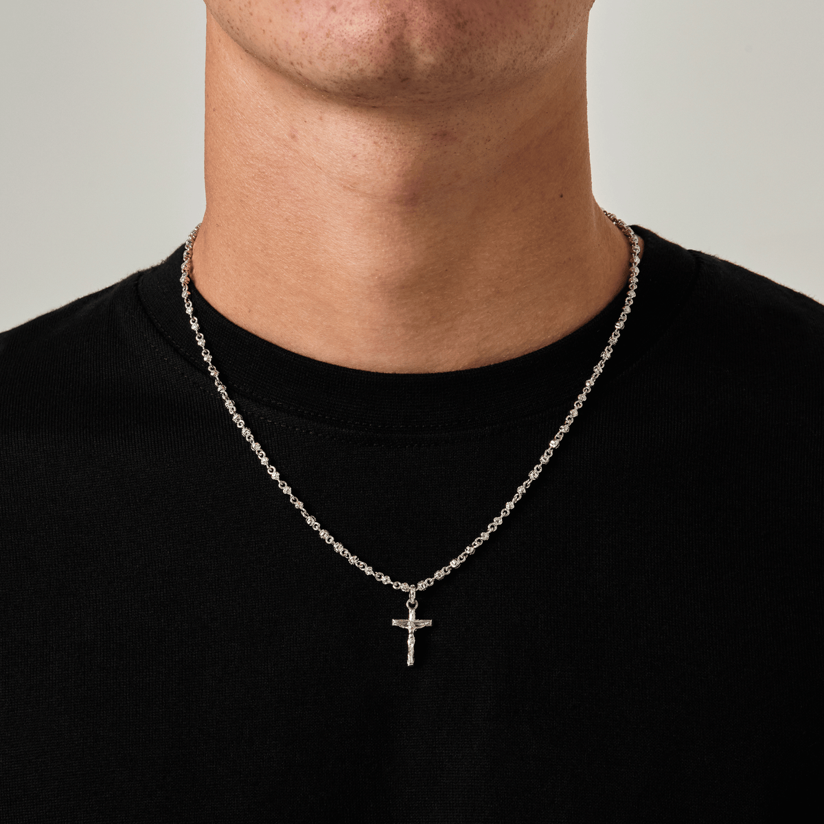 Rosary Crucifix (Silver)