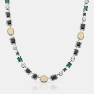 Collar de Piedra de Ónice (Plata)
