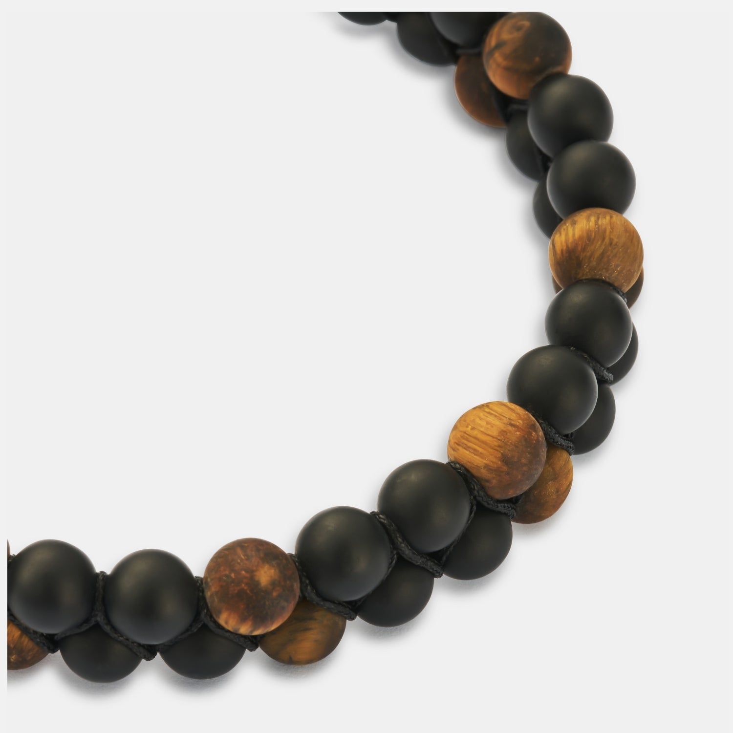 Onyx Stack Bead Bracelet