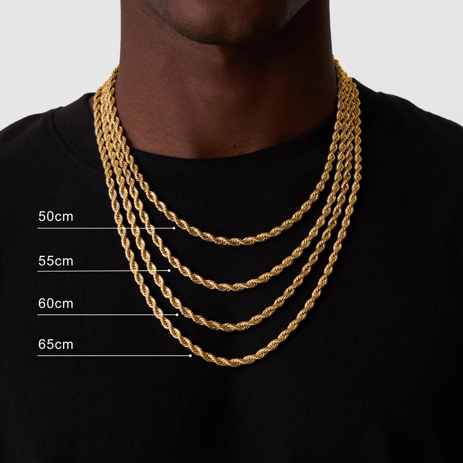 日本未入荷 CRAFTD London ROPE 5MM Gold Rope Chain (5mm) | CRAFTD UK