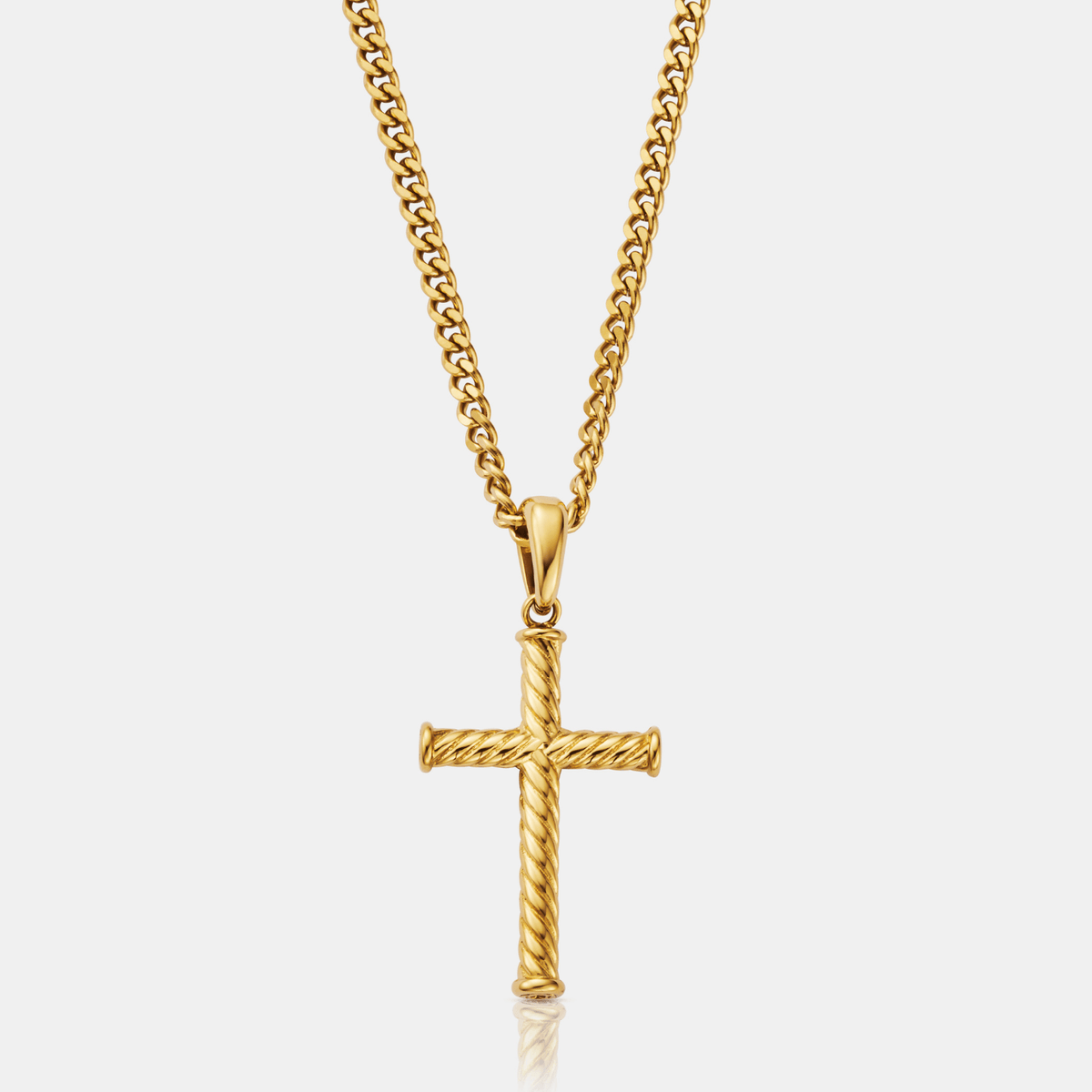 Rope Cross (Gold)