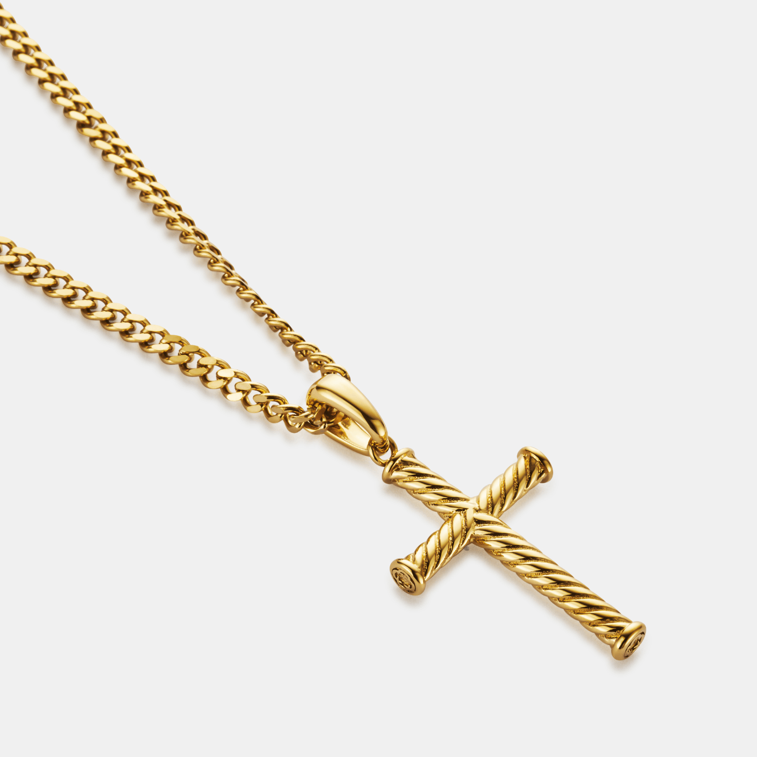Rope Cross (Gold)