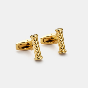 Manschettenknöpfe aus Seil (Gold)
