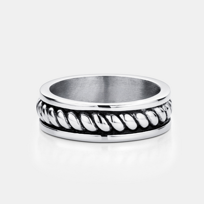 Anneau de corde (argent) 