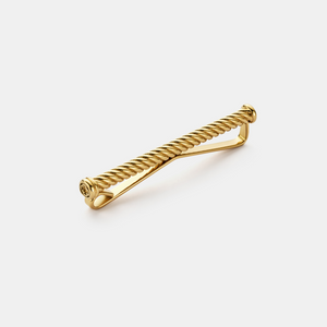 Seil-Krawattenklammer (Gold)