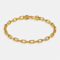 Rope Link Bracelet (Gold)