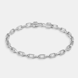 Rope Link Bracelet (Silver)
