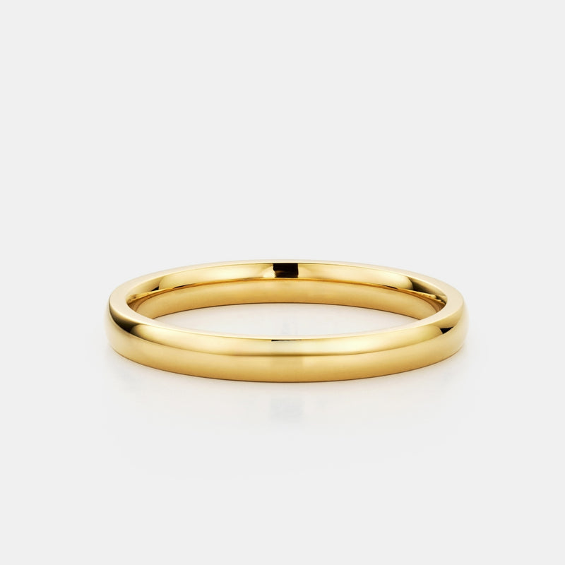 Bague ronde (or) 3 mm