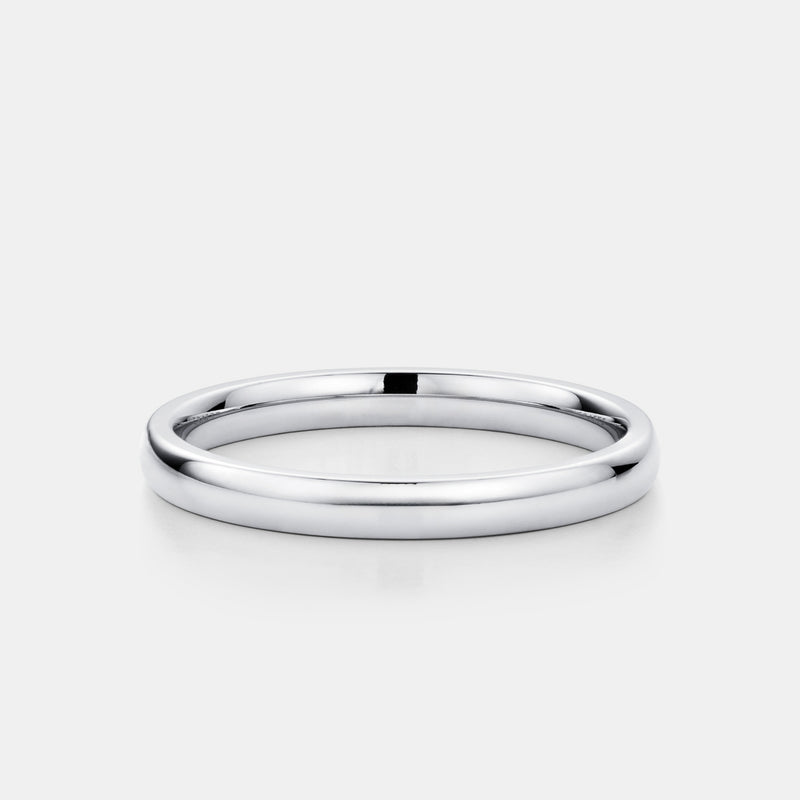 Anillo de Banda Redonda (Plata) 3mm