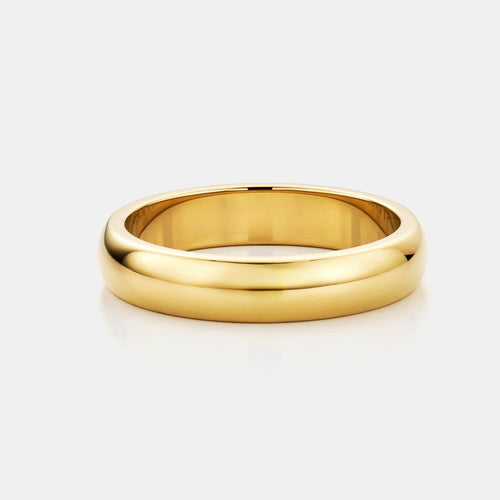 Runder Bandring (Gold), 5 mm