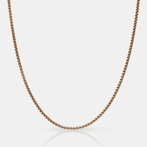Round Box Chain (Rose Gold) 2mm