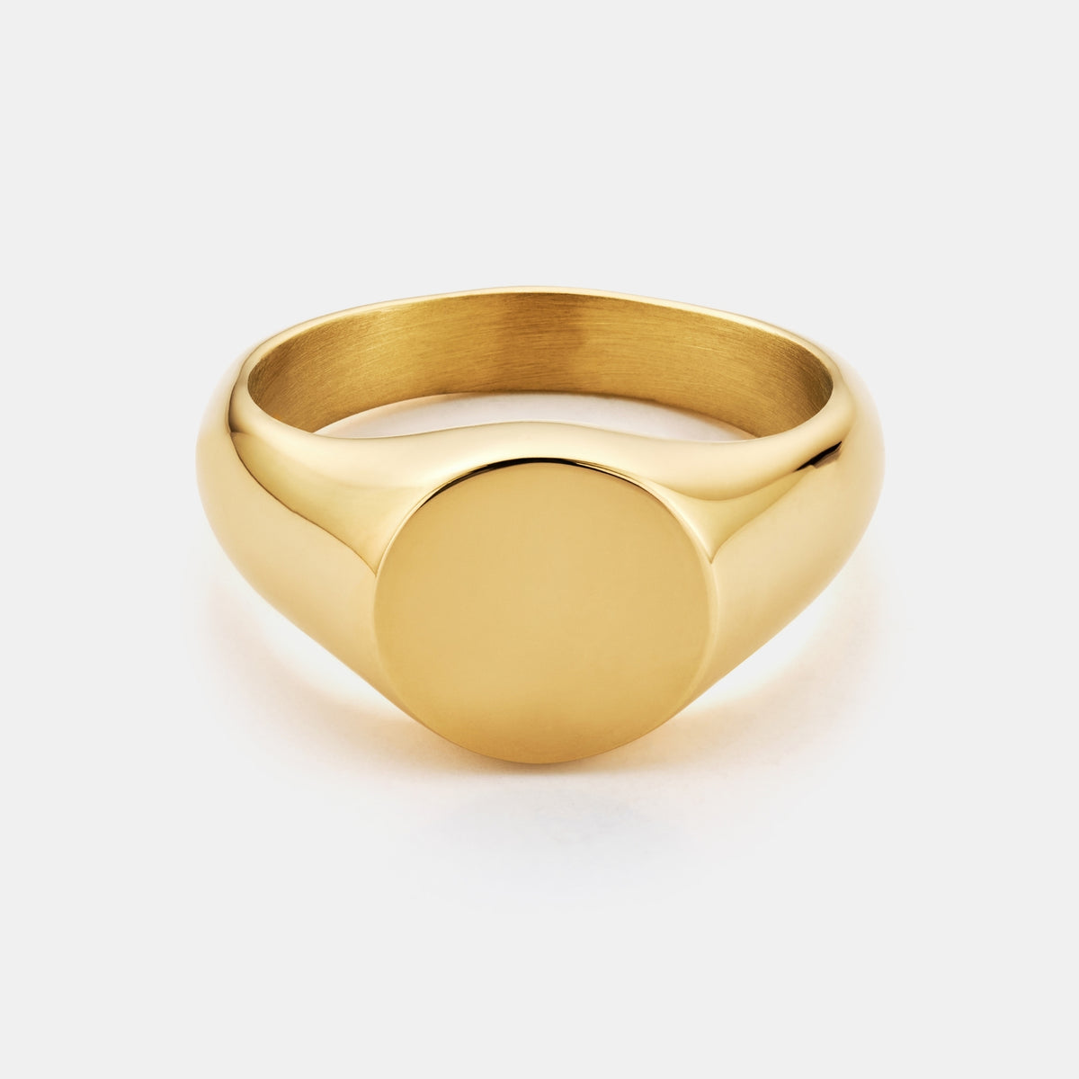 Round Signet Ring (Gold)