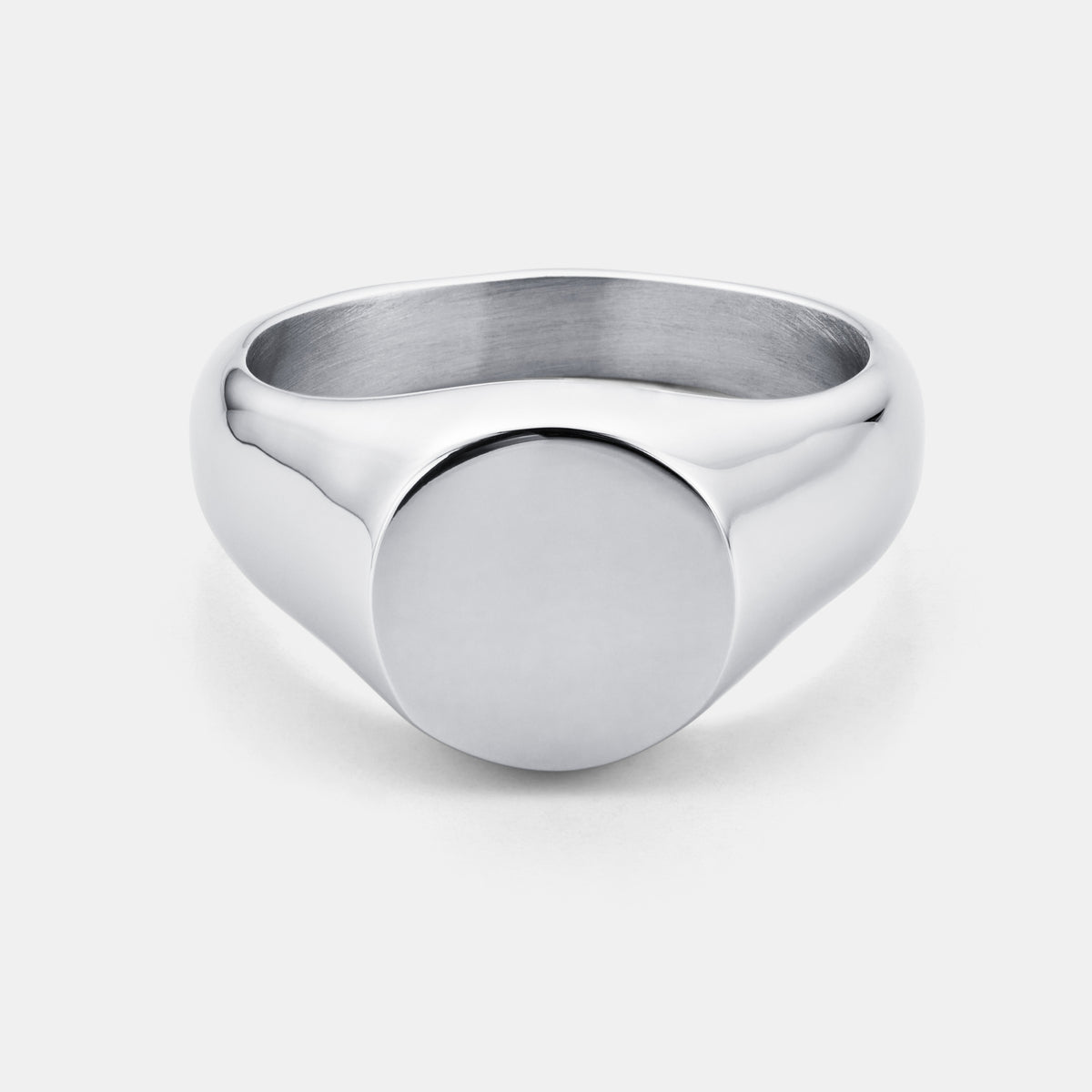 Round Signet Ring (Silver)