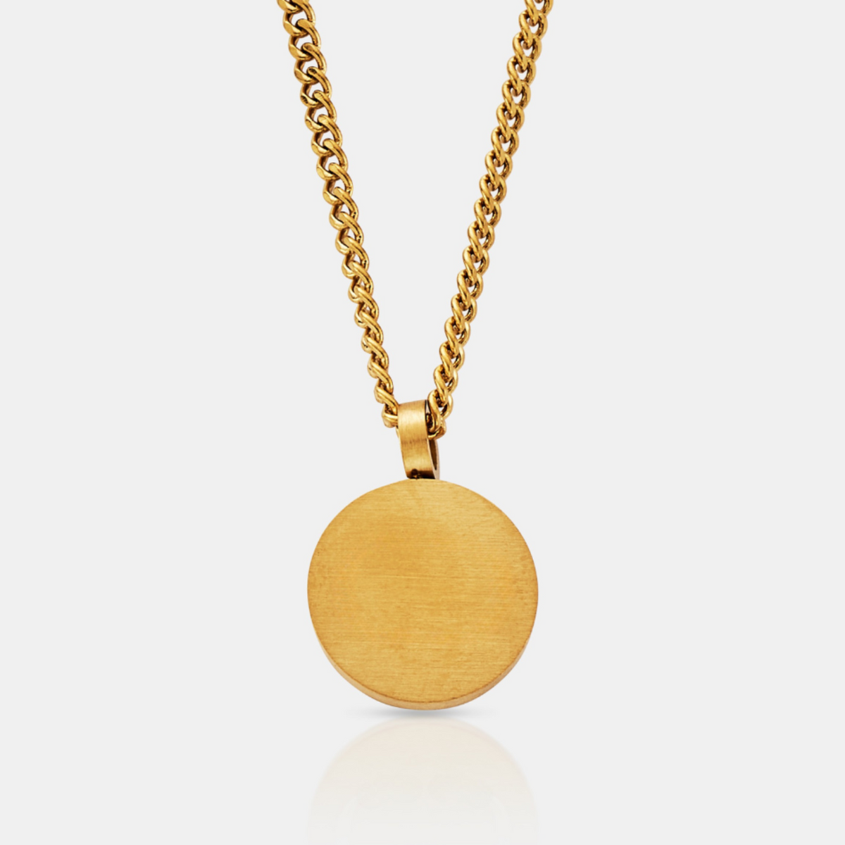 Round Totem Pendant (Gold)