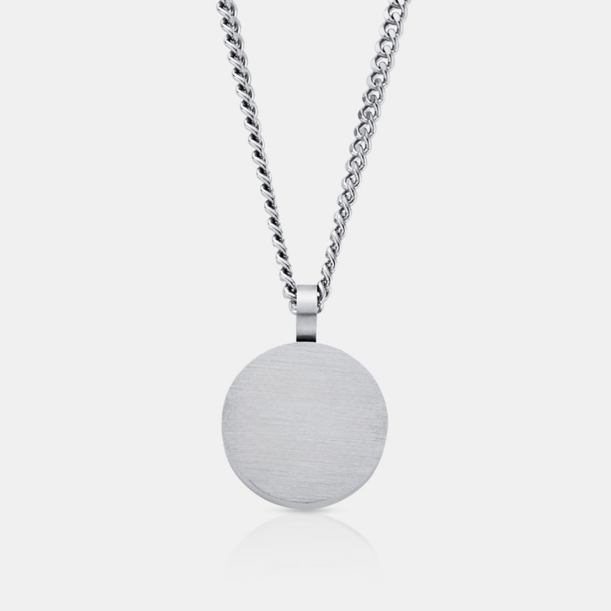 Round Totem Pendant (Silver)