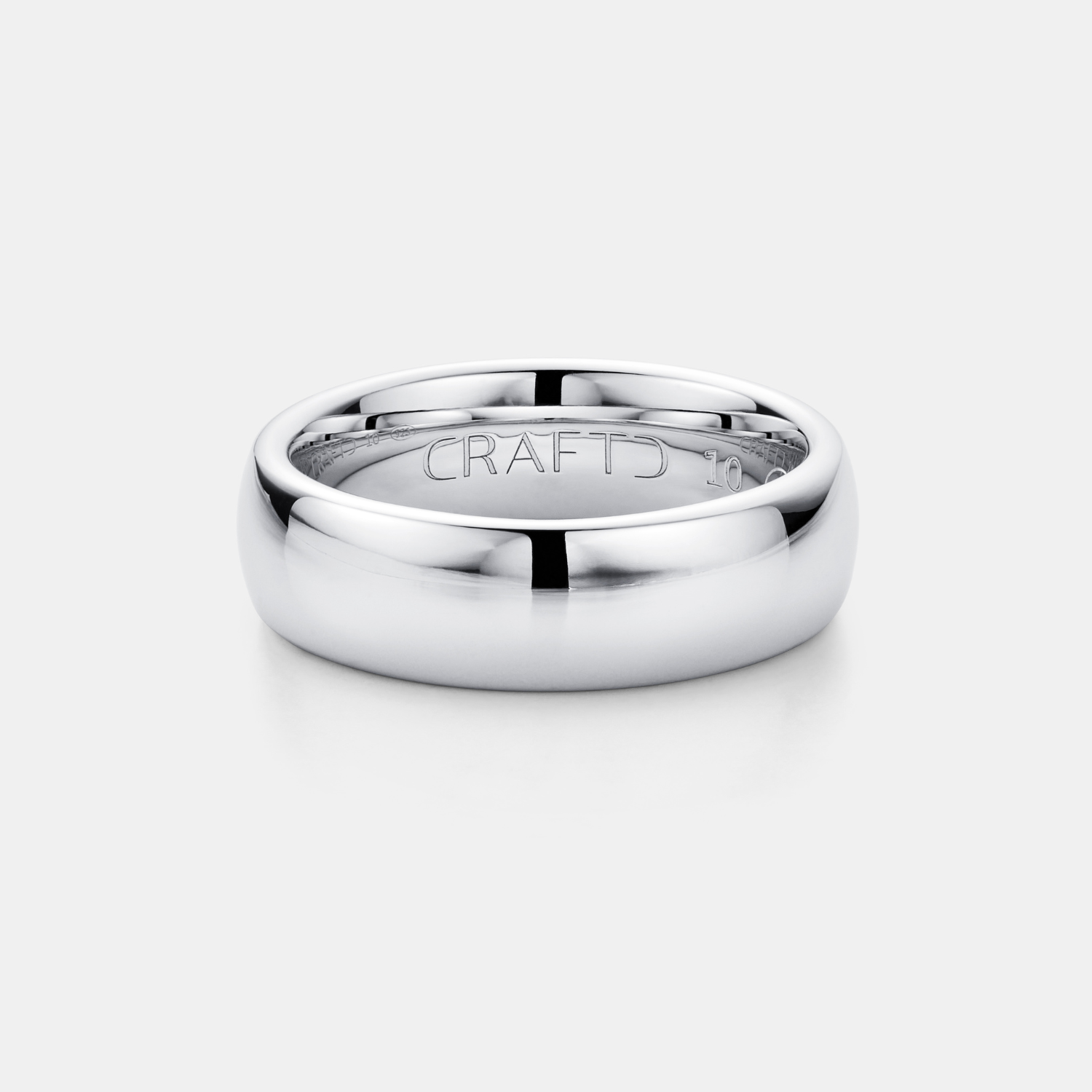 【CRAFTD London】Rounded Wedding Ring 7mm☆結婚指輪 マリッジ Rounded Wedding Ring (Silver) 7mm