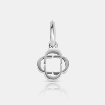 Mini-Glücksklee Silber