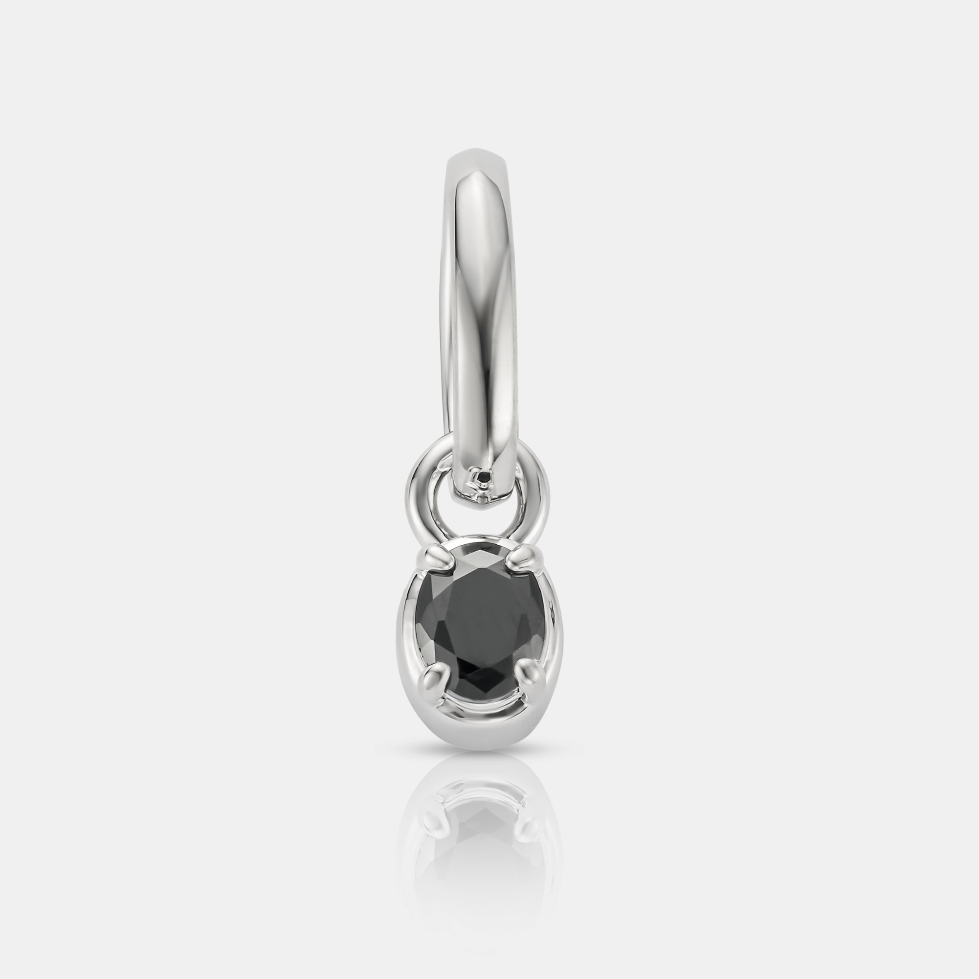 Mini-Onyx-Oval (Silber)