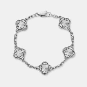 Bracelet trèfle (argent)