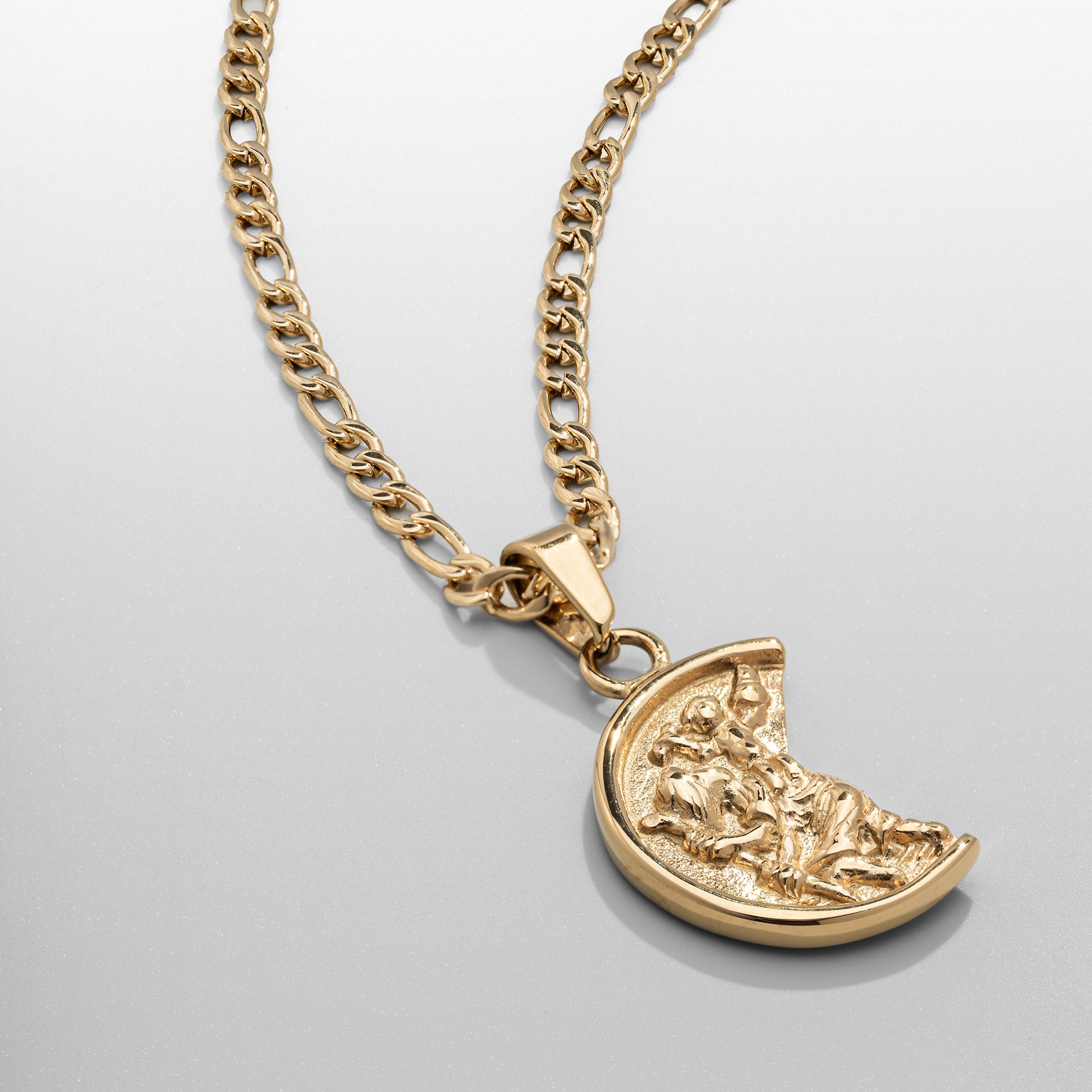 【CRAFTD London】 ネックレス saint christopher chain gold St. Christopher (Gold)