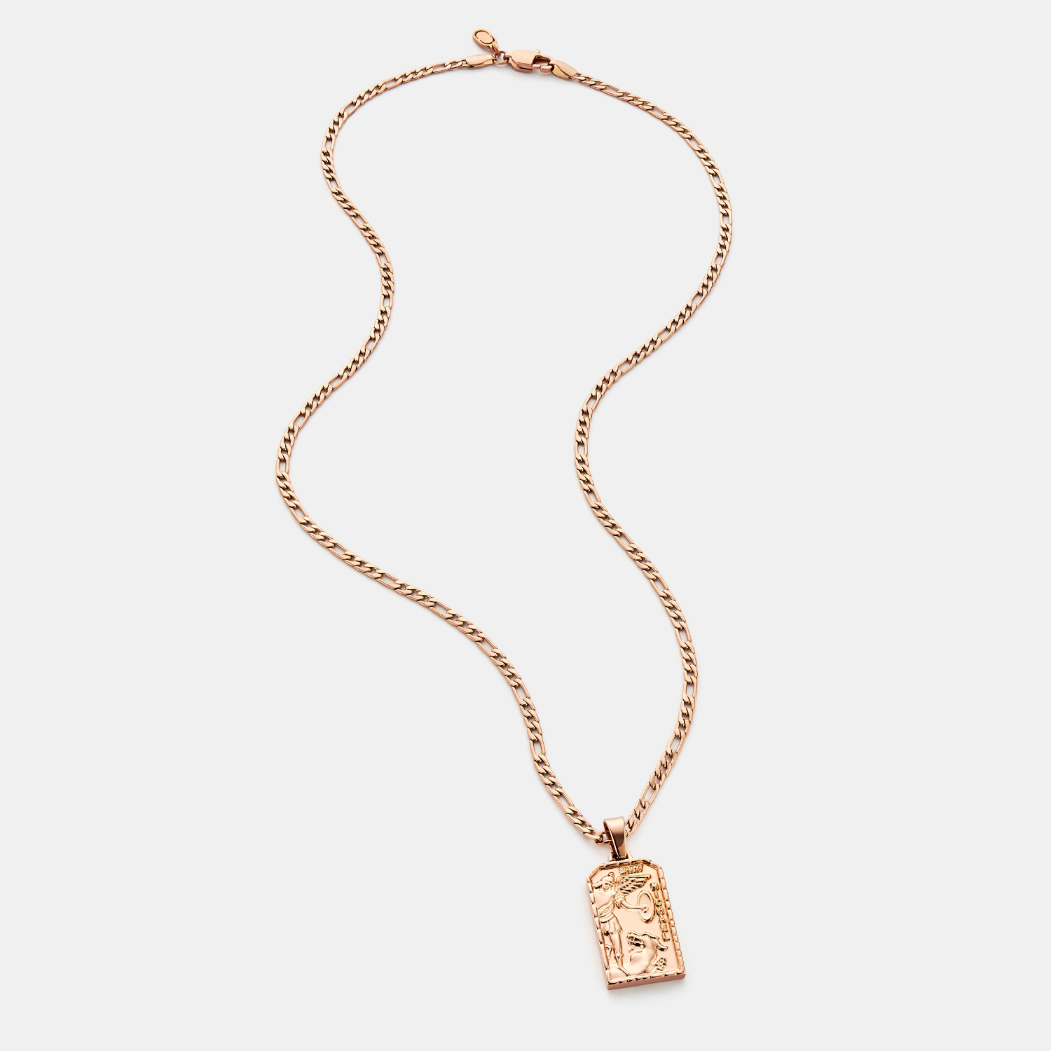 送税込【CRAFTD London】St Michael Pendant (Rose Gold) 国内発 CRAFTD London ネックレス ST MICHAEL PENDANT 2MM ROSE GOLD St