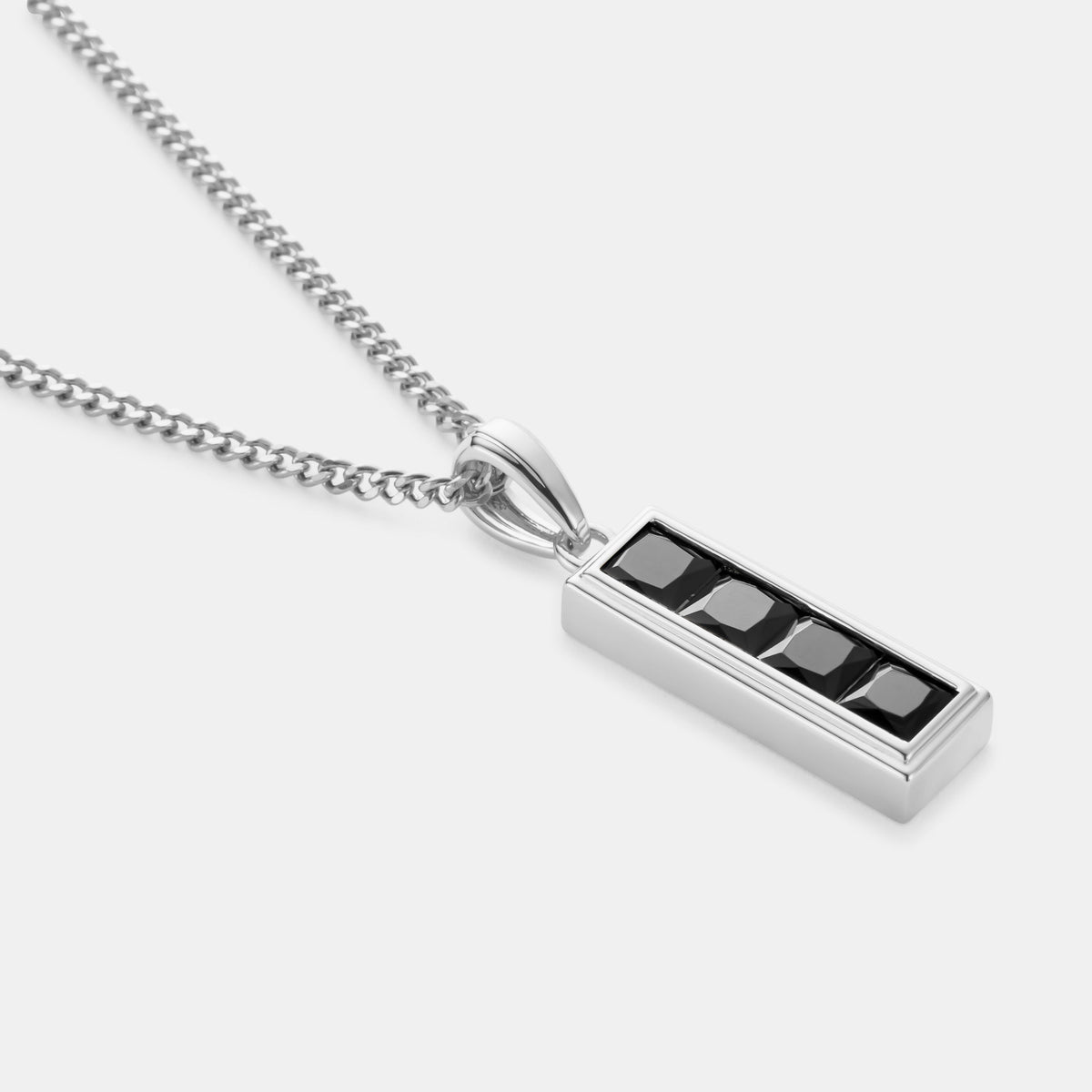 Onyx Stone Totem (Silver)