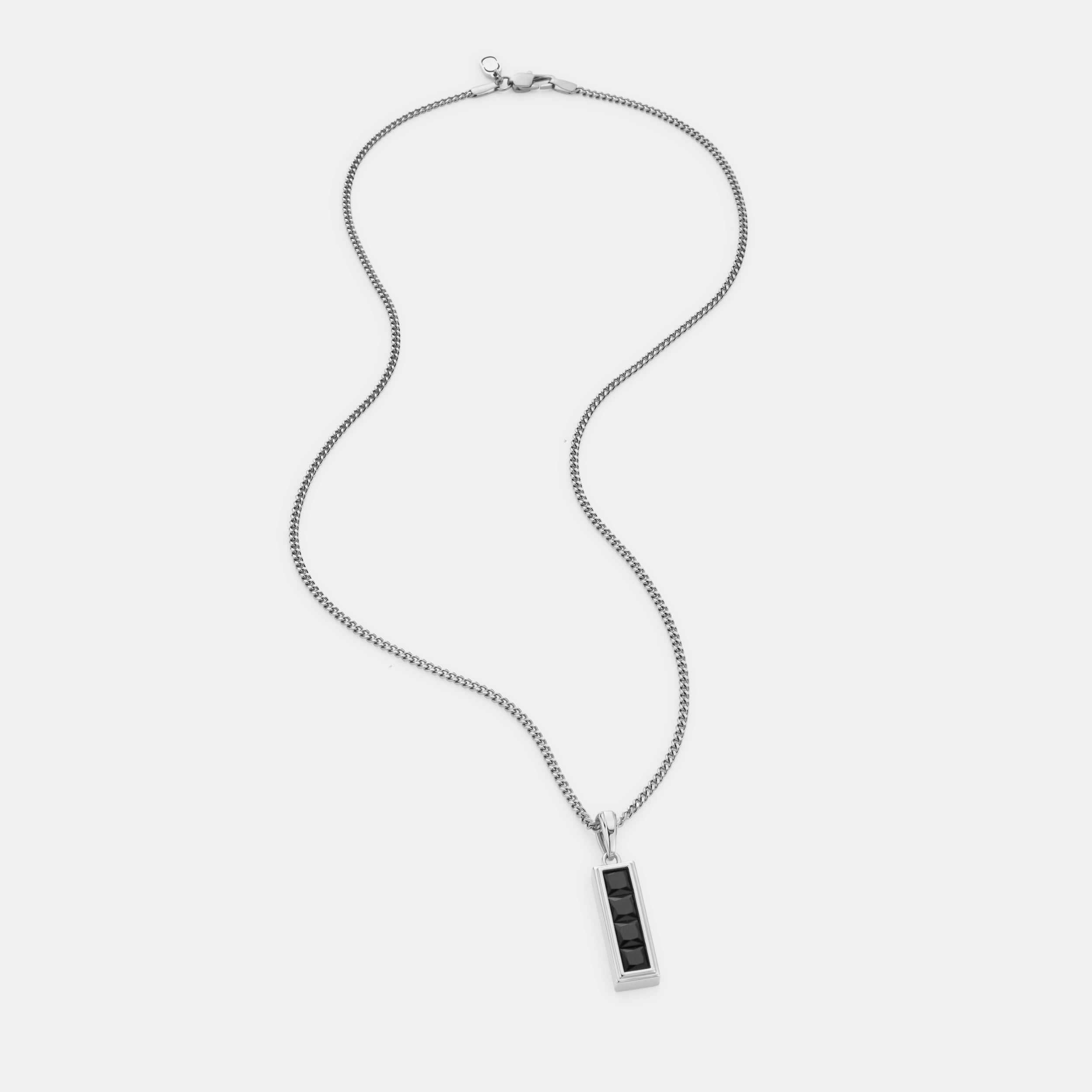 Onyx Stone Totem (Silver)