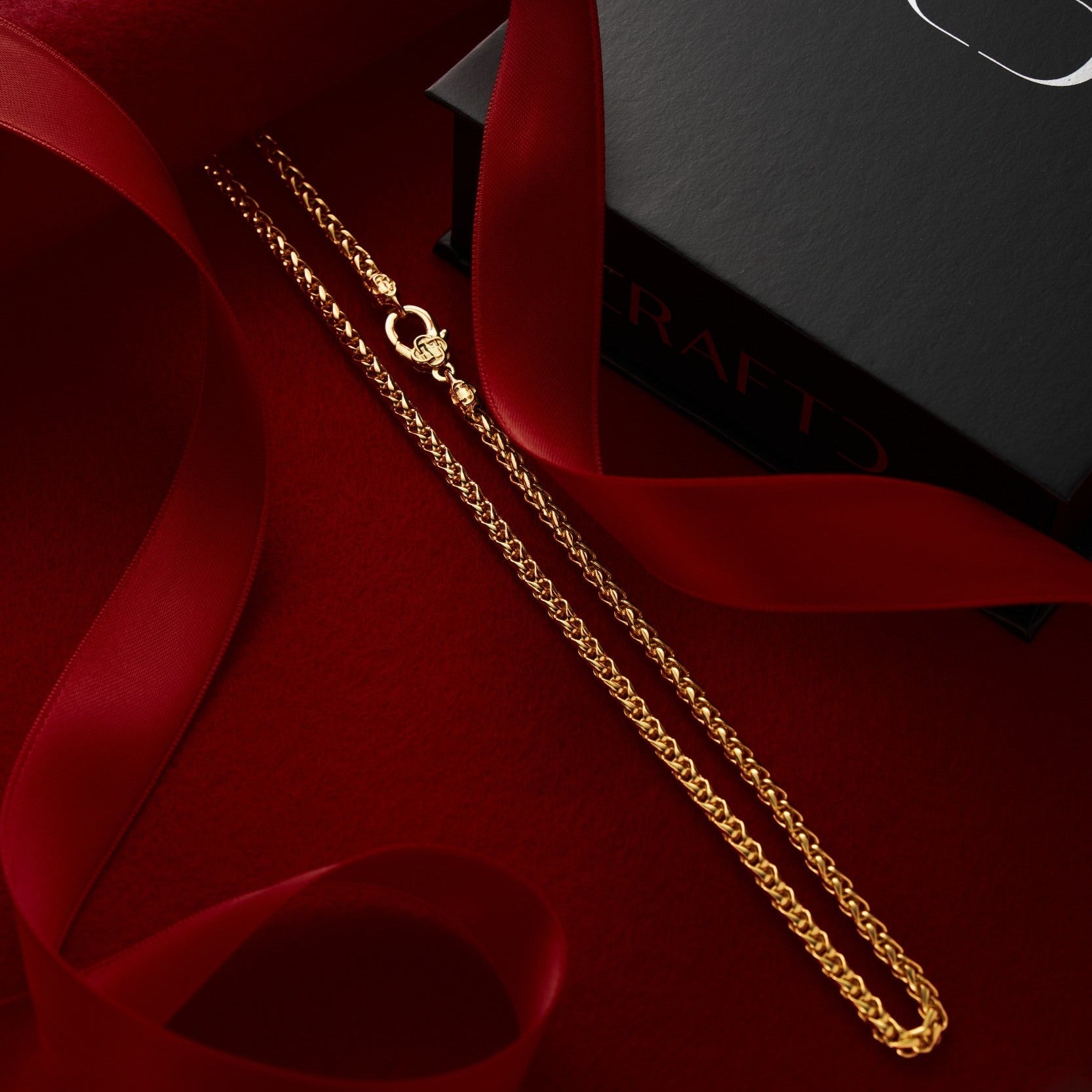 Wheat (18ct Gold) 3mm | Sterling Silver