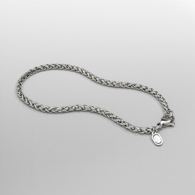 【CRAFTD London】ブレスレットwheat bracelet silver 5mm wheat-bracelet-5mm-silver.png?