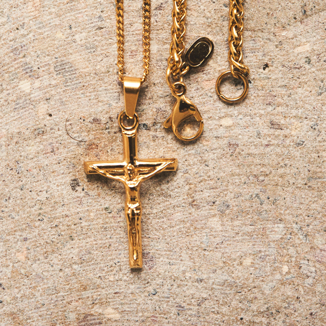 Crucifix Set (Gold)