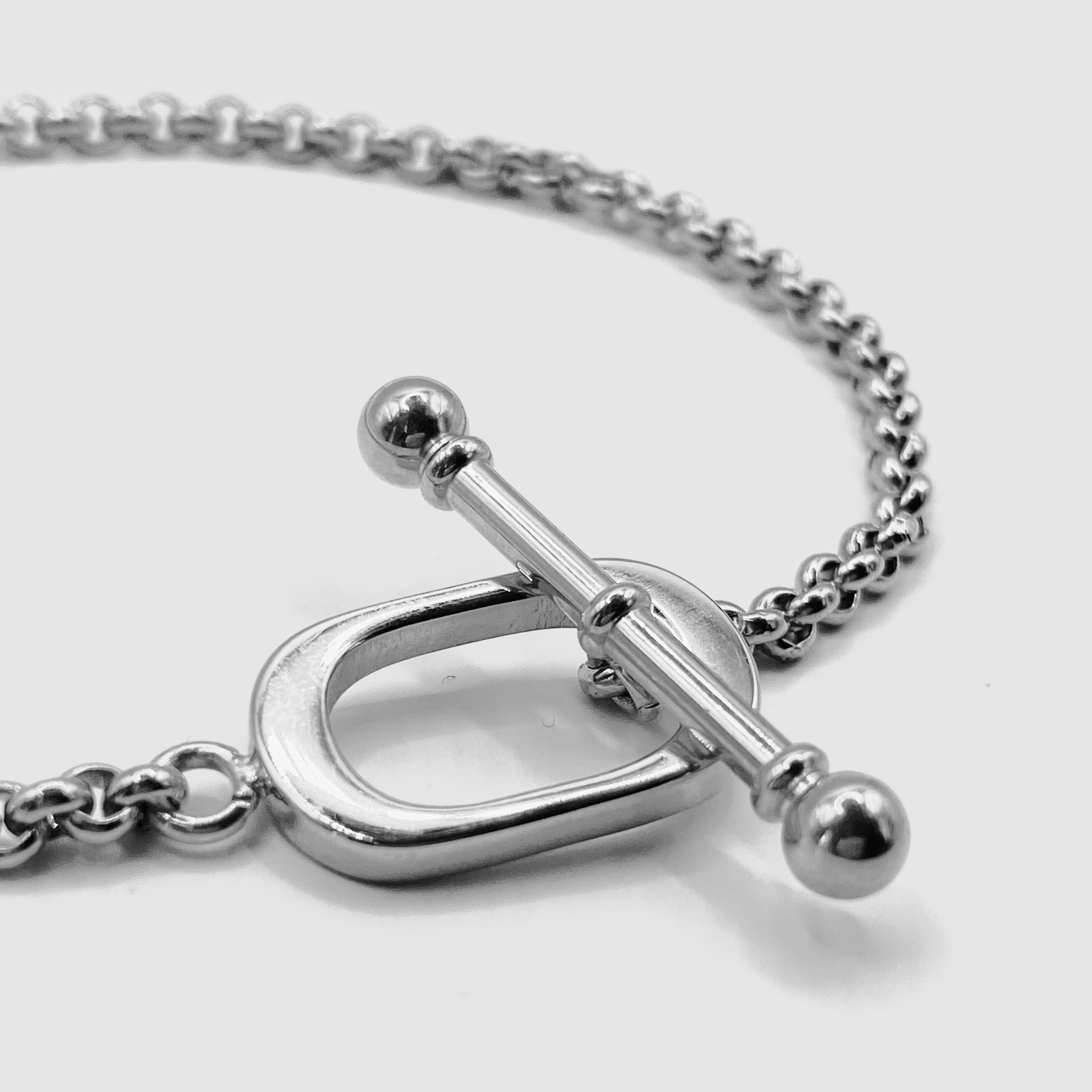 Belcher Toggle Bracelet (Silver)